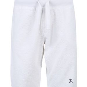 Onepiece Towel Hoodie and Shorts in White